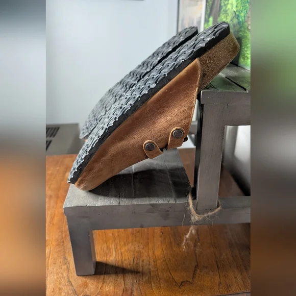 Birkenstocks Beige Leather Comfort Footpad - Picture 11 of 11